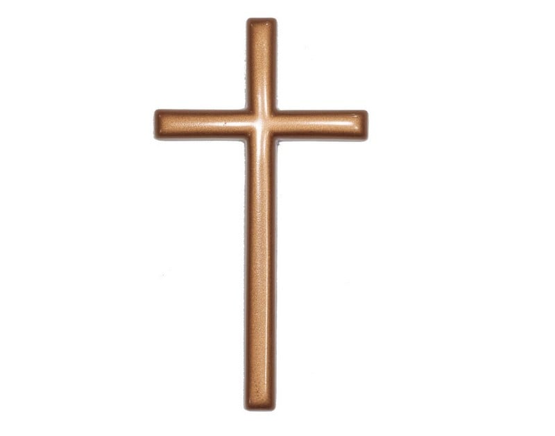 Крест католический 019 (бронза)