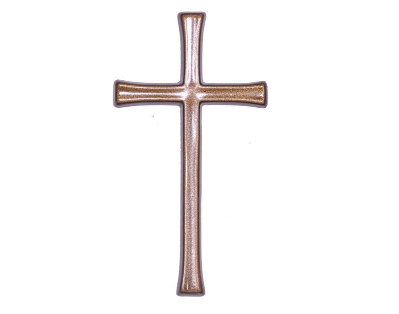 Крест католический 017 (бронза)